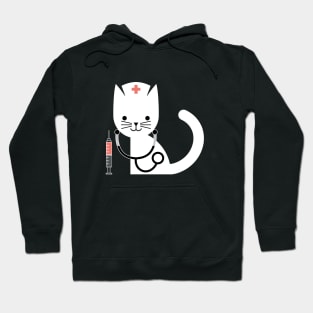 Cute Cat Nurse Hoodie